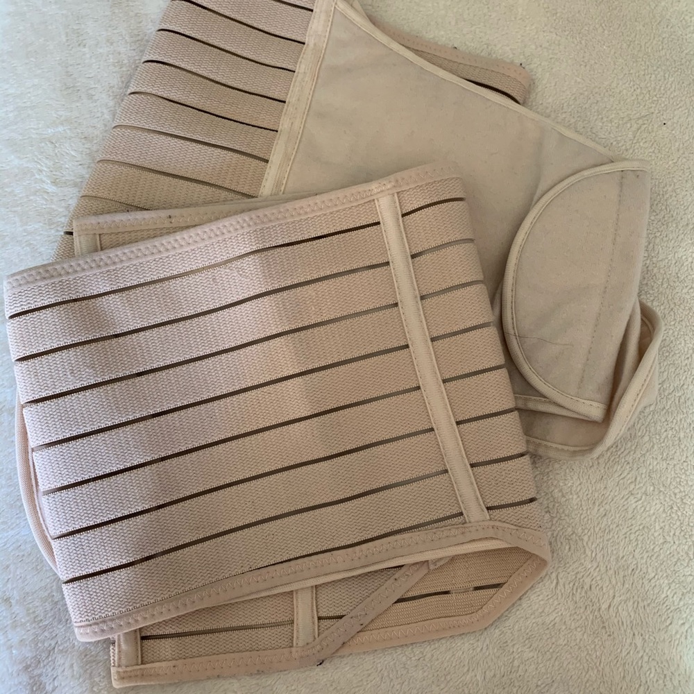 Maternity belly binder set